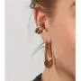 Fomissky Thick Ear Cuffs for Non Pierced Ears 2 Size Per Set, Unique Ear Cuff Conch Earrings Gold Plated Boho Jewelry