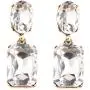Vintage Statement Drop Dangle Earring Shiny Crystal Stud Earrings Women Party Jewelry