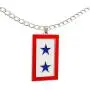 Happy Kisses Blue Star Service Flag Necklace – Blue Star Mom Pendant– One, Two & Three Stars – Message Card Happy Kisses Blue Star Service Flag Necklace – Blue Star Mom Pendant– One, Two & Three Stars – Message Card