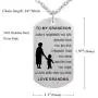 TTVOVO Dad Mom to My Son Daughter Inspirational Necklace Dog Tag Pendant Necklace Always Remember You Are Braver Than You Believe Military Motivational Encouragement Dogtags Jewelry Birthday Love Gift TTVOVO Dad Mom to My Son Daughter Inspirational Necklace Dog Tag Pendant Necklace Always Remember You Are Braver Than You Believe Military Motivational Encouragement Dogtags Jewelry Birthday Love Gift