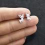 Stainless steel hypoallergenic Chihuahua dog earrings for women girls jewelry
