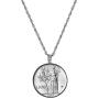 Italian Lire Coin Pendant Necklace - L.100 Jewelry Lira Coin from Italy for Collectors with Silvertone Chain and Lobster Claw Clasp - Full Shiny Steel Composition for Women | Elegant Gift Box Included Italian Lire Coin Pendant Necklace - L.100 Jewelry Lira Coin from Italy for Collectors with Silvertone Chain and Lobster Claw Clasp - Full Shiny Steel Composition for Women | Elegant Gift Box Included