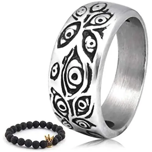 Gungneer Eye of Providence Ring for Men Stainless Steel Strength Mason Accessory Illuminati Freemason Jewelry Gift Gungneer Eye of Providence Ring for Men Stainless Steel Strength Mason Accessory Illuminati Freemason Jewelry Gift