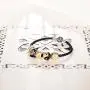 NINAQUEEN Tai Chi Valentines Day Charms Gifts 925 Sterling Silver Gold Plated Black Enamel Bead Charms with 5A Cubic Zirconia Chinese Elements Charms for Bracelets Necklaces NINAQUEEN Tai Chi Valentines Day Charms Gifts 925 Sterling Silver Gold Plated Black Enamel Bead Charms with 5A Cubic Zirconia Chinese Elements Charms for Bracelets Necklaces