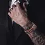 Finrezio 24 Pcs Braided Bracelet Set Men Women Handmade Jewelry String Beads Leather Wristbands Boho Ethnic Tribal Linen Hemp Cords Wrap Bracelets