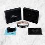Feraco Mens Copper Magnetic Bracelet for Arthritis Pain Relief Elegant 99.99% Solid Copper Bracelets with Double-Row Strong Magnets