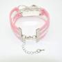 HHHbeauty Best Friend Friendship Bracelet Leather Infinity Love Friendship Gifts Best Friend Bracelets for Women, Men, Girls, Boys, Friends, Lovers， Friendship Gifts