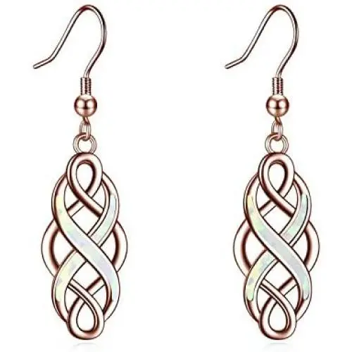 LUHE Celtic Earrings Sterling Silver Oxidized Good Luck Irish Vintage Celtic Knot Dangle Dangling Earrings Jewelry Dangles Gifts for Women Girls LUHE Celtic Earrings Sterling Silver Oxidized Good Luck Irish Vintage Celtic Knot Dangle Dangling Earrings Jewelry Dangles Gifts for Women Girls