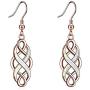 LUHE Celtic Earrings Sterling Silver Oxidized Good Luck Irish Vintage Celtic Knot Dangle Dangling Earrings Jewelry Dangles Gifts for Women Girls