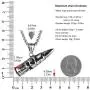 HZMAN Bullet Head Skull Demon Pendant Stainless Steel Retro Punk Gothic Jewelry Necklace 22 + 2 Inch Chain HZMAN Bullet Head Skull Demon Pendant Stainless Steel Retro Punk Gothic Jewelry Necklace 22 + 2 Inch Chain