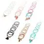 Thunaraz 4-6Pcs Multi Layered Beaded Bracelets for Women Stackable Bracelet Sets Bohemian Tassel Charm Bangle Coin Pendant Christmas Valentine Colorful Women Jewelry Set
