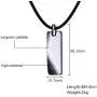 Mealguet Jewelry Tungsten Carbide Polished Vertical Bar Legend of Zelda Triforce Pendant Necklace with Black Cord Mealguet Jewelry Tungsten Carbide Polished Vertical Bar Legend of Zelda Triforce Pendant Necklace with Black Cord