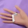 AKTAP Dont Worry About A Thing Keychain Three Little Birds Jewelry Encouragement Friendship Gifts