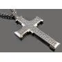Blackjack Jewelry Mens Stainless Steel Large Hip Hop CZ Cross Pendant with 24'' Curb Chain Blackjack Jewelry Mens Stainless Steel Large Hip Hop CZ Cross Pendant with 24'' Curb Chain