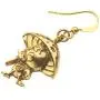 WEVENI Alloy Cute Mushroom Duck Earrings Dangle Silver Gold Plated Jewelry Dainty Gift for Girls Women Ladies