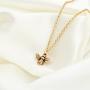 WUSUANED Vintage Minial Honeybee Bumblebee Necklace Insect Jewelry for Women Girl