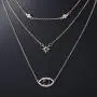Victray Star Gold Necklaces Layered Choker Necklace Chain Summer Beach Moon Pendant Necklaces Fashion Jewelry Accessories for Women and Girls Victray Star Gold Necklaces Layered Choker Necklace Chain Summer Beach Moon Pendant Necklaces Fashion Jewelry Accessories for Women and Girls