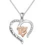Sterling Silver Good Luck Irish Celtic Knot Love Knot Claddagh Lover Heart Shaped Pendant Necklace Bracelet Sterling Silver Good Luck Irish Celtic Knot Love Knot Claddagh Lover Heart Shaped Pendant Necklace Bracelet