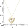Hallmark Jewelry for Women, Sterling Silver Heart Shaped ‘Mom’ Pendant Necklace
