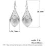 MIXIA Charm Calla Lily Flower Drop Damgle Earrings for Party Women Girls Jewelry Accessories