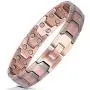 Elegant Mens Double Magnet Wide Copper Magnetic Therapy Bracelet Pain Relief for Arthritis and Carpal Tunnel Elegant Mens Double Magnet Wide Copper Magnetic Therapy Bracelet Pain Relief for Arthritis and Carpal Tunnel