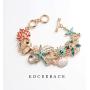 KOCERBACE Bracelet Gorgeous Marine Life Synthetic Quartzfor Jewelry for Women Girls