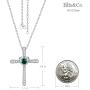 Mothers Day Necklace Gifts May Birthstone Emerald Jewelry for Mom Pearl Garnet Amethyst Aquamarine Necklace Love Heart Pendant Jewelry Birthday Gifts for Women