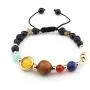 2-4Pcs Adjustable Solar System Natural Stone Strand Stretch Bracelet Universe Galaxy Eight Planets Guardian Sun Star Beads Bracelet Bangle for Women Men Boy Girl Unisex Jewelry Gifts 2-4Pcs Adjustable Solar System Natural Stone Strand Stretch Bracelet Universe Galaxy Eight Planets Guardian Sun Star Beads Bracelet Bangle for Women Men Boy Girl Unisex Jewelry Gifts