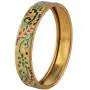 Efulgenz Boho Vintage Antique Gypsy Tribal Indian Oxidized Gold Plated Bracelets Bangle Set