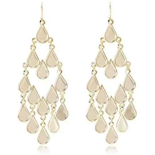 Waterfall Design Multi Layered & Tiered Chandelier Dangle Drop Statement Earrings Waterfall Design Multi Layered & Tiered Chandelier Dangle Drop Statement Earrings