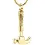 zeqingjw Hammer Urn Necklace for Ashes Memorial Cremation Jewelry Ash Holder Stainless Steel Keepsake Pendant Necklace for Men Women zeqingjw Hammer Urn Necklace for Ashes Memorial Cremation Jewelry Ash Holder Stainless Steel Keepsake Pendant Necklace for Men Women