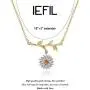 Iefil Sunflower Necklace for Women Girls, You are My Sunshine Sunflower Necklace Sunflower Heart Necklace Dainty Sunflower Pendant Sunflower Jewelry Gifts for Women Girls Iefil Sunflower Necklace for Women Girls, You are My Sunshine Sunflower Necklace Sunflower Heart Necklace Dainty Sunflower Pendant Sunflower Jewelry Gifts for Women Girls