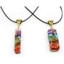ARZASGO 7 Chakra Stones Necklace Healing Crystal Pendant Orgone Energy Adjustable Necklace Jewelry Gift for EMF Protection Anxiety Spiritual Healing