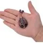 Top Plaza Natural Stone Beads Healing Crystal Necklace Tree of Life Wire Wrapped Teardrop Gemstone Pendant Jewelry for Womens Girls Mother Top Plaza Natural Stone Beads Healing Crystal Necklace Tree of Life Wire Wrapped Teardrop Gemstone Pendant Jewelry for Womens Girls Mother