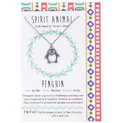 Shag Wear Womens Pewter Spirit Animal Silver Pendant Necklace with Gift Envelope