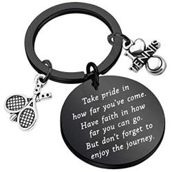 Tennis Keychain Gifts Tennis Player Gifts Tennis Teams Inspiration Gift Tennis Jewelry Tennis Coaches Gifts Take Pride in How Far You Have Come