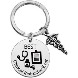 TOGON Nurses Prayer Keychain RN Nurse Graduation Gift Medical Jewelry Nursing Appreciation Gift for Her Nursing Doctor Keychain