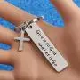 WUSUANED Religious Gift Give It to God and Let It Go Christian Cross Charm Keychain Bible Jewelry Inspirational Gift WUSUANED Religious Gift Give It to God and Let It Go Christian Cross Charm Keychain Bible Jewelry Inspirational Gift