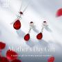 CDE Jewelry Sets for Women Rose Gold Jewelry Embellished with Crystal from Austria Mothers Day Jewelry Gifts Necklace and Earrings Set for Mom Wife