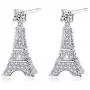 YuRocker Heart Key Paris Eiffel Tower Pendant Necklace/Earrings Long Women Girl - Silver Tone Jewelry (Earrings) YuRocker Heart Key Paris Eiffel Tower Pendant Necklace/Earrings Long Women Girl - Silver Tone Jewelry (Earrings)