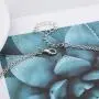 Jovono Boho Multilayered Opal Pendant Necklaces Sun Flower Pendant Chain Jewelry for Women and Girls (Silver) Jovono Boho Multilayered Opal Pendant Necklaces Sun Flower Pendant Chain Jewelry for Women and Girls (Silver)