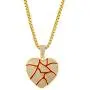 Hip Hop Bubble Broken Heart Pendant Necklace Iced Out Broken Heart 14K Gold Plated Full CZ Diamond Necklace with 24 inches Chain for Men Women Gold Hip Hop Bubble Broken Heart Pendant Necklace Iced Out Broken Heart 14K Gold Plated Full CZ Diamond Necklace with 24 inches Chain for Men Women Gold
