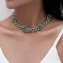 Ingemark CZ Rhinestone Iced Out Link Chain Choker for Women Girls Gorgeous Oval Birthstone Gem Choker Necklace Ingemark CZ Rhinestone Iced Out Link Chain Choker for Women Girls Gorgeous Oval Birthstone Gem Choker Necklace