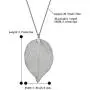 BriLove Womens Bohemian Boho Real Filigree Autumn Leaf Long Pendant Necklace BriLove Womens Bohemian Boho Real Filigree Autumn Leaf Long Pendant Necklace