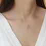 Boma Jewelry Sterling Silver Lotus Pendant Necklace, 18 Inches