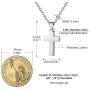 PROSTEEL Cross Necklace for Men Women, 316L Stainless Steel，Gold/Silver/Black/Rose Gold/Blue Tone, Hypoallergenic, Two Sizes, Come Gift Box