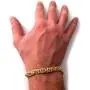Jewelry Affairs 14k Yellow Gold Byzantine Link Bracelet, 8mm, 7.25'' Jewelry Affairs 14k Yellow Gold Byzantine Link Bracelet, 8mm, 7.25''