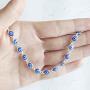 YANCHUN Evil Eye Choker Necklace Evil Eye Minimalist Necklace Protect Lucky Necklace for Women Men