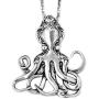 Silver Spoon Jewelry Octopus Pendant Necklace, Sterling Silver, 30'' Chain