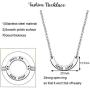 Detailed Sister Necklace Set for 2 3 Women Circle Jewelry BFF Sorority Gift